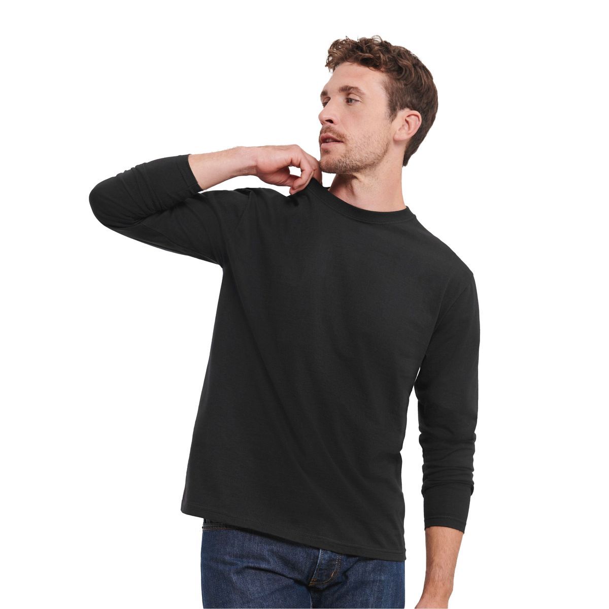 Klassisches Herren Langarmshirt