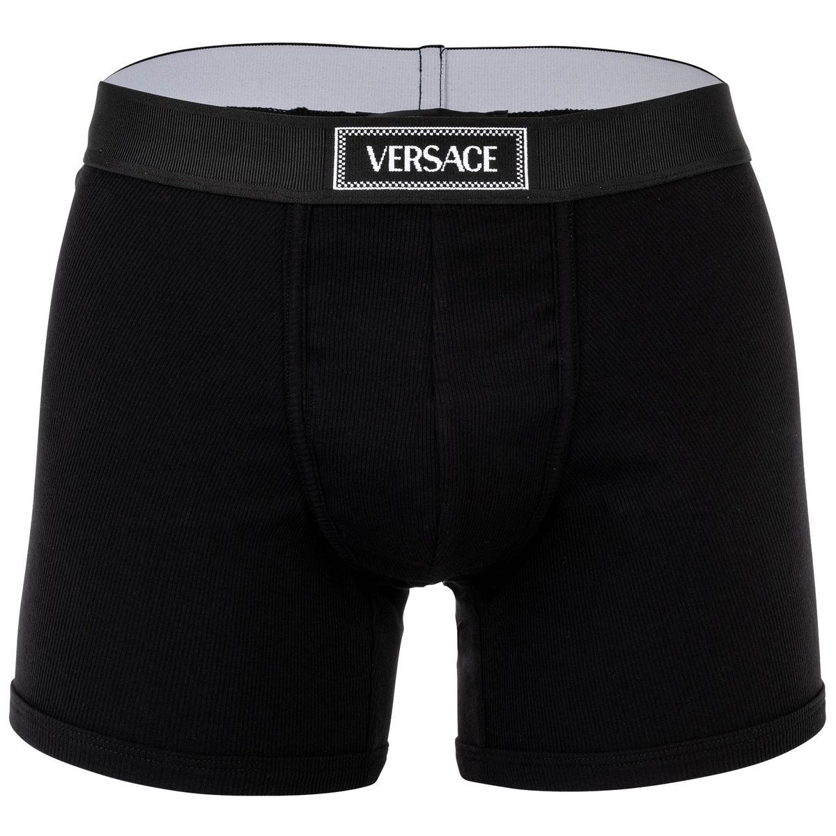 Gerippte Baumwoll-Stretch-Boxershorts