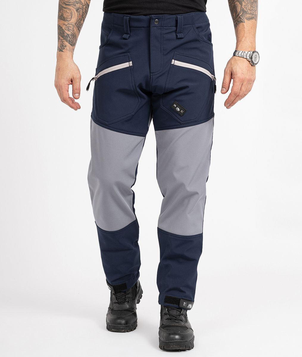 Zweifarbige Softshell-Outdoorhose