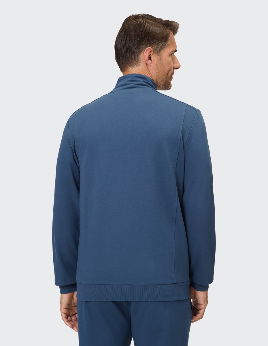Klassische Sport-Sweatjacke mit Reißverschluss