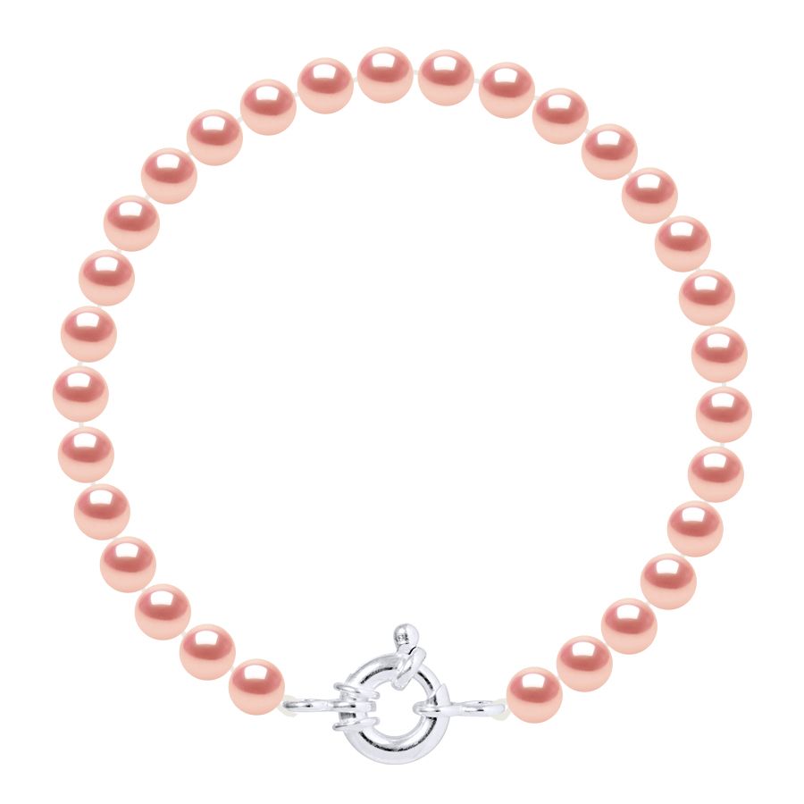 Rosa Süßwasserperlen Armband