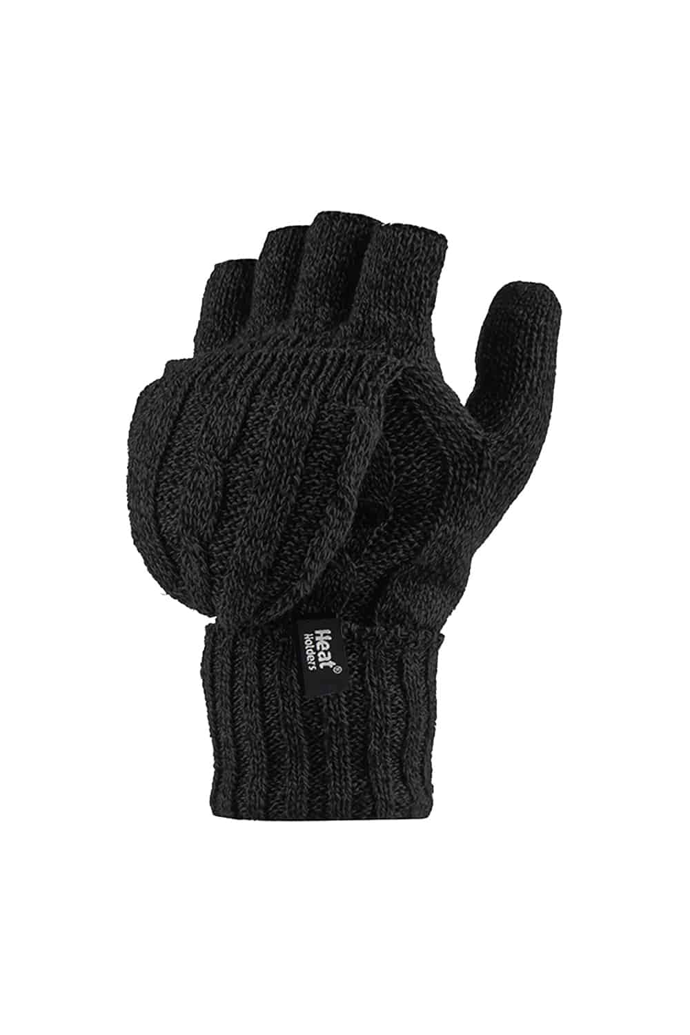 Women's Thermal Converter Fingerless Cable Knit 2.3 tog Handschuhe