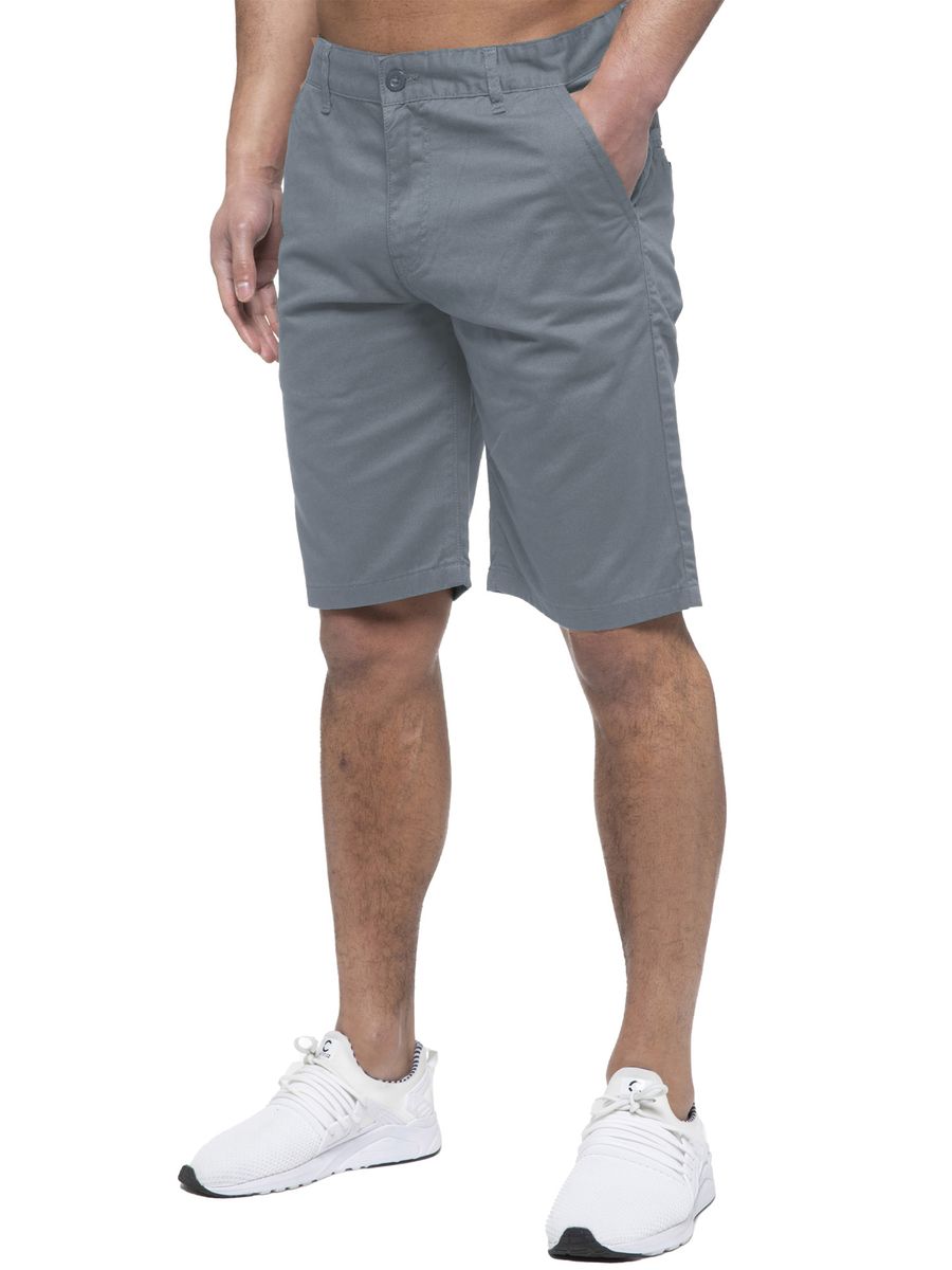 Klassische Baumwoll-Chino-Shorts