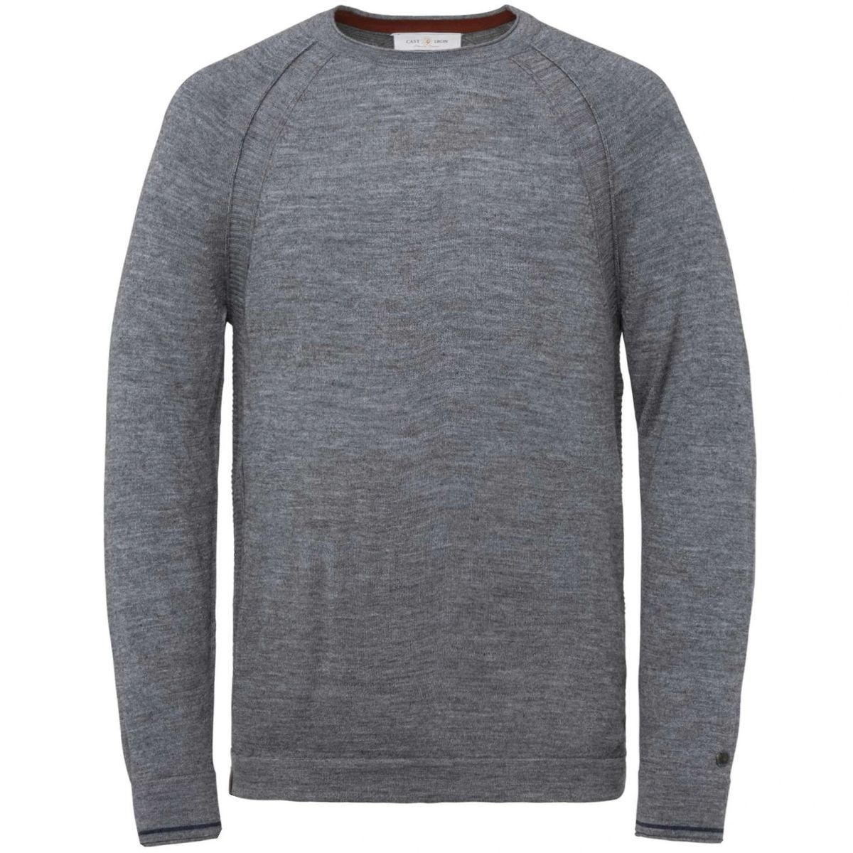 Herren Baumwollpullover mit Rundhalsausschnitt