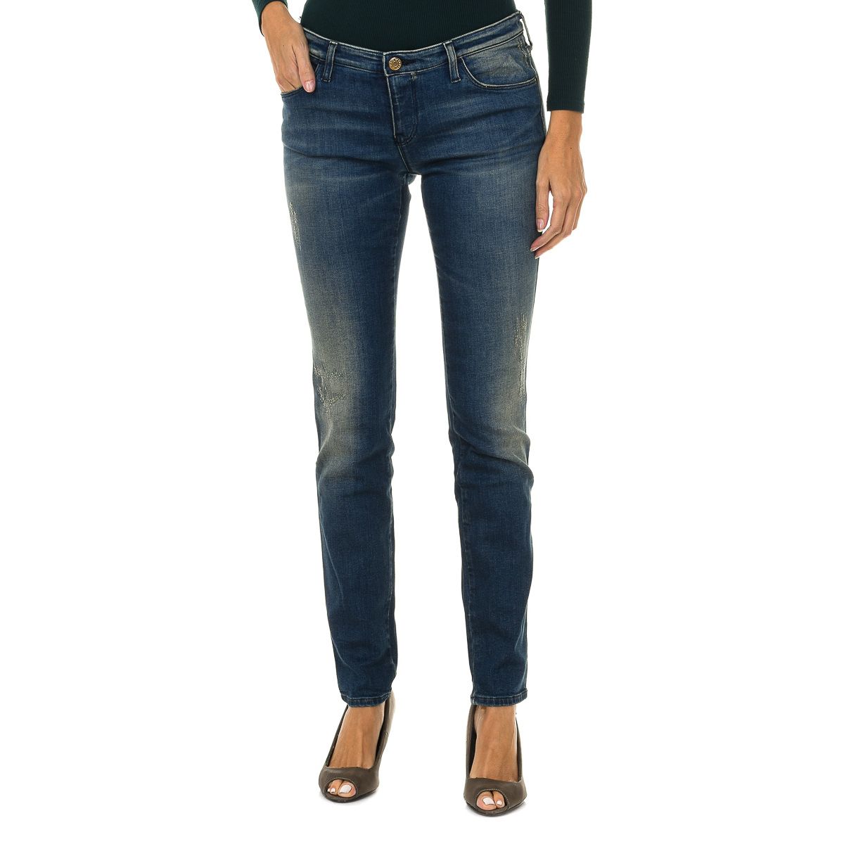 Lange Damen Jeans im Skinny Fit Stil