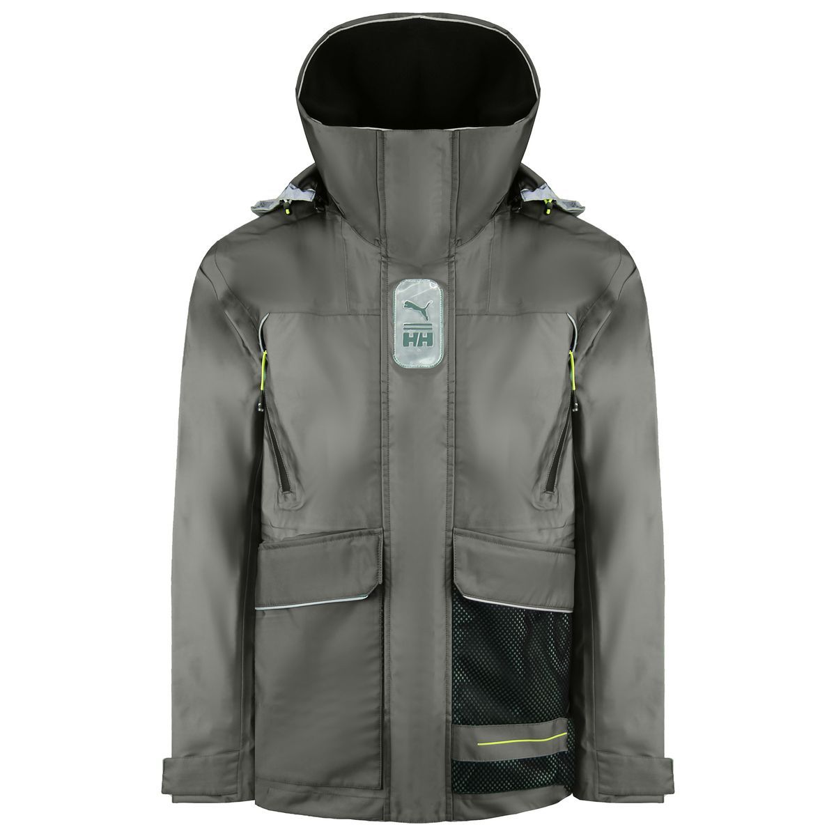 Graue leichte Segeljacke für Herren