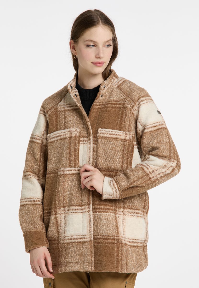 Übergangsjacke im Oversized-Karo-Look