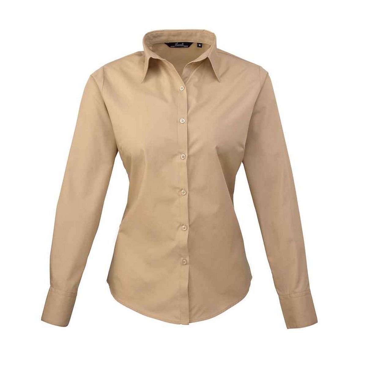 Premier - Hemd für Damen Langärmlig (Khaki)