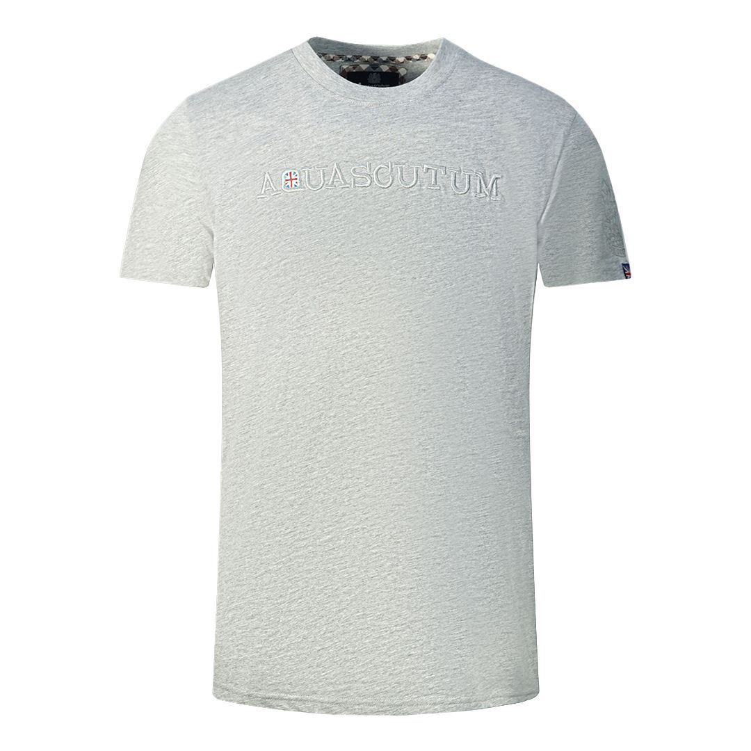T-Shirt mit geprägtem Logo, klassische Passform