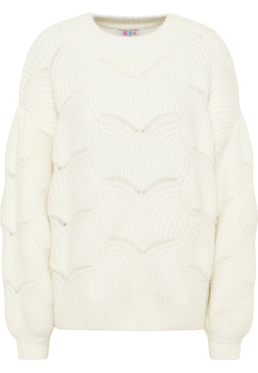 Oversize Strickpullover mit Muster