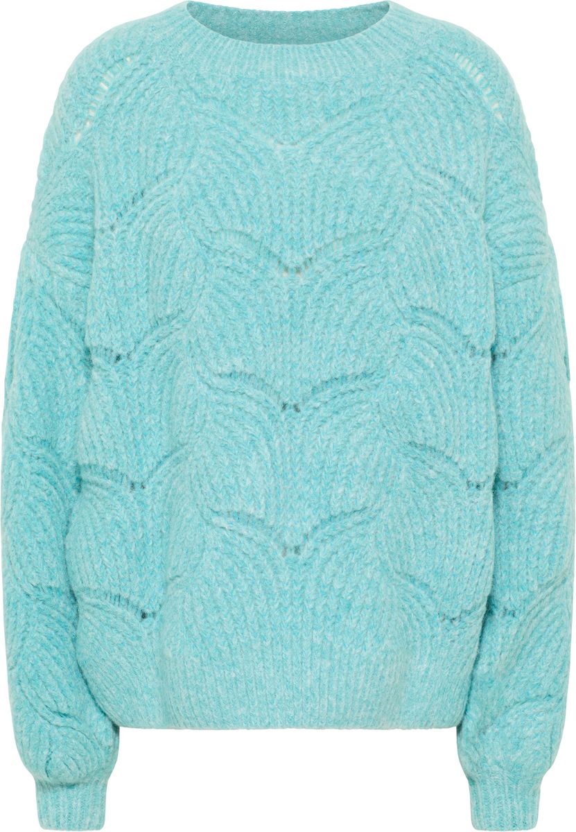 Oversize Strickpullover mit Muster