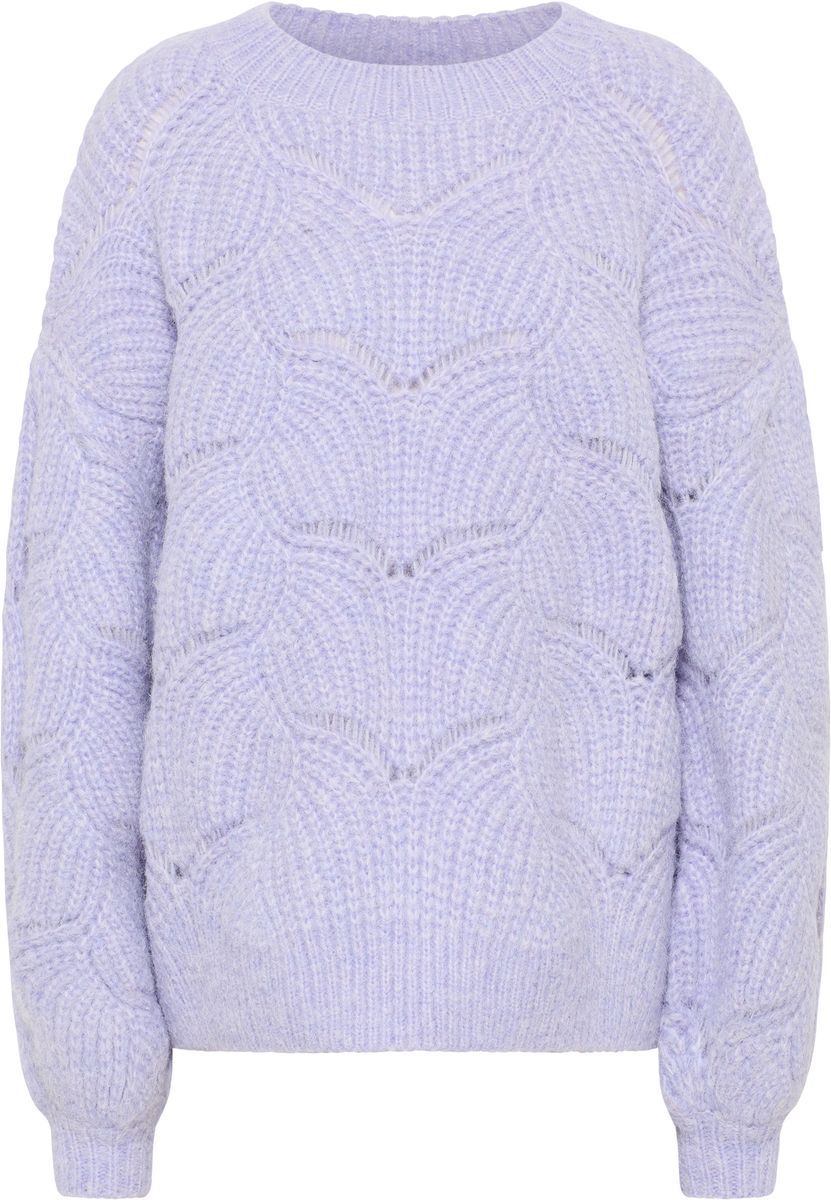 Oversize Strickpullover mit Muster