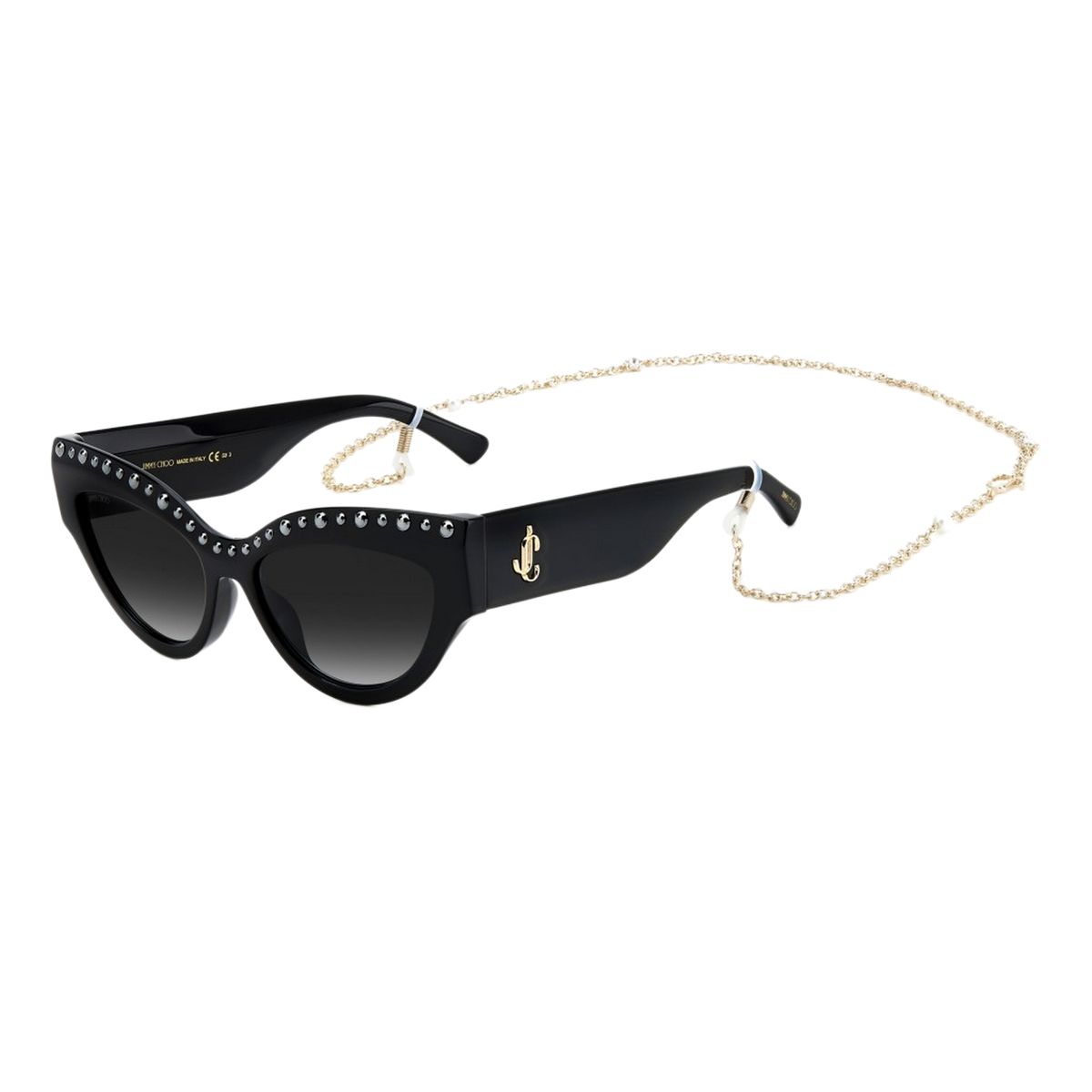 Schicke Cat-Eye Sonnenbrille mit Kette
