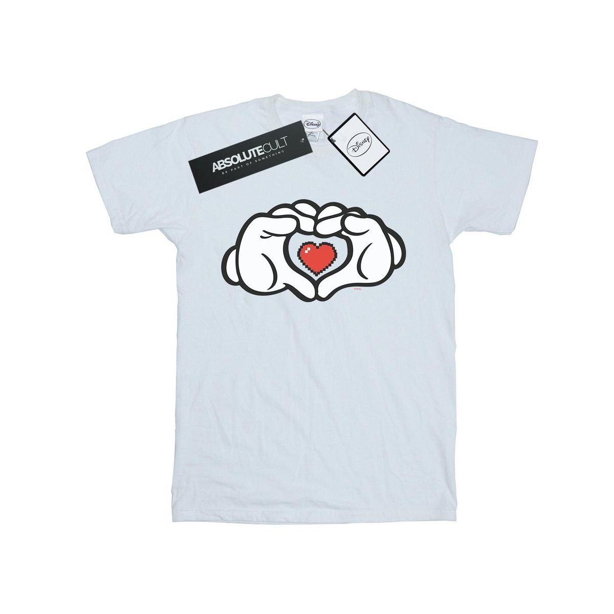 Disney Mickey Mouse Herz Hände T-Shirt
