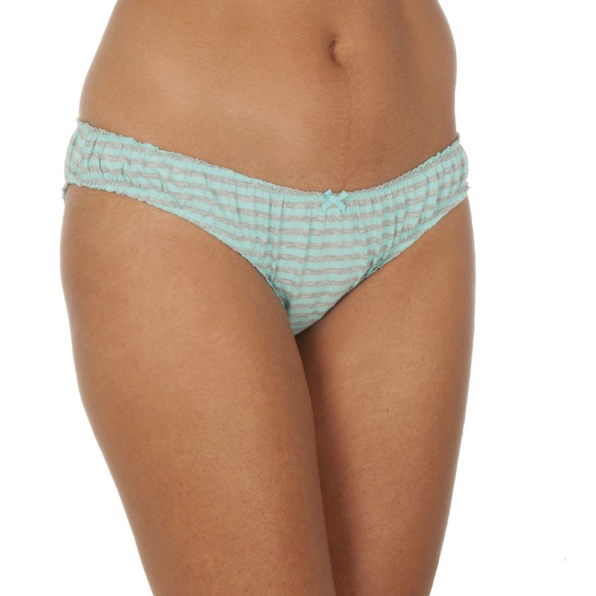 Gestreifter Bikini-Slip