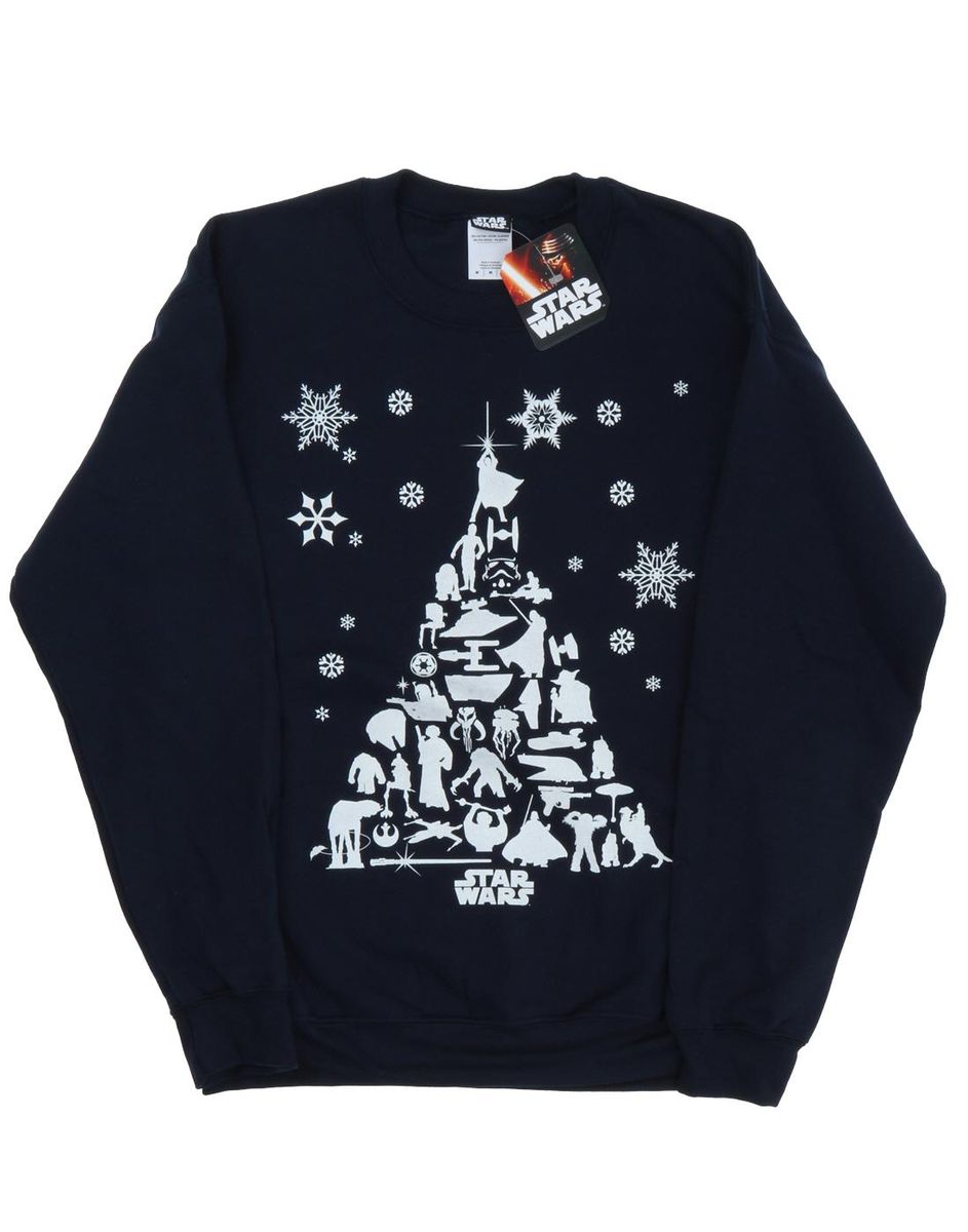 Star Wars Weihnachtsbaum Sweatshirt