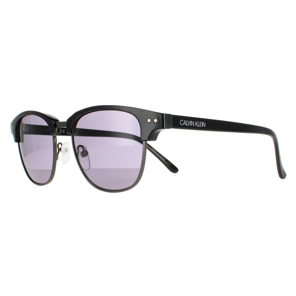 Halbrand-Sonnenbrille in quadratischer Form