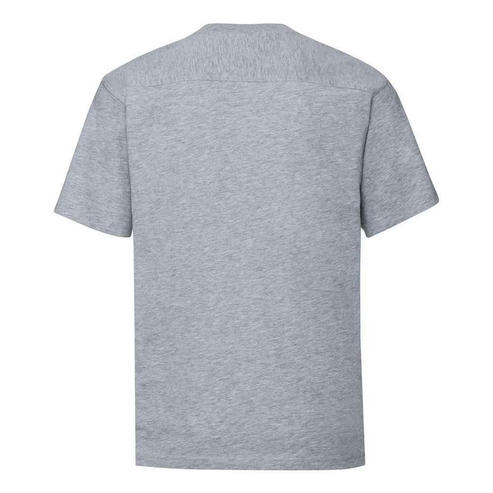 Schweres Baumwoll-T-Shirt mit Rundhalsausschnitt
