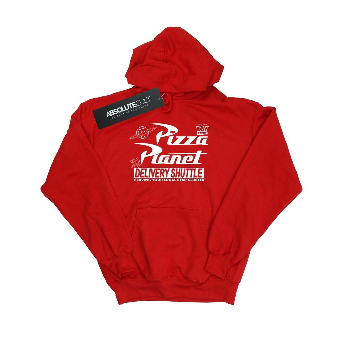 Disney - "Toy Story Pizza Planet Logo" Kapuzenpullover für Herren (Rot)