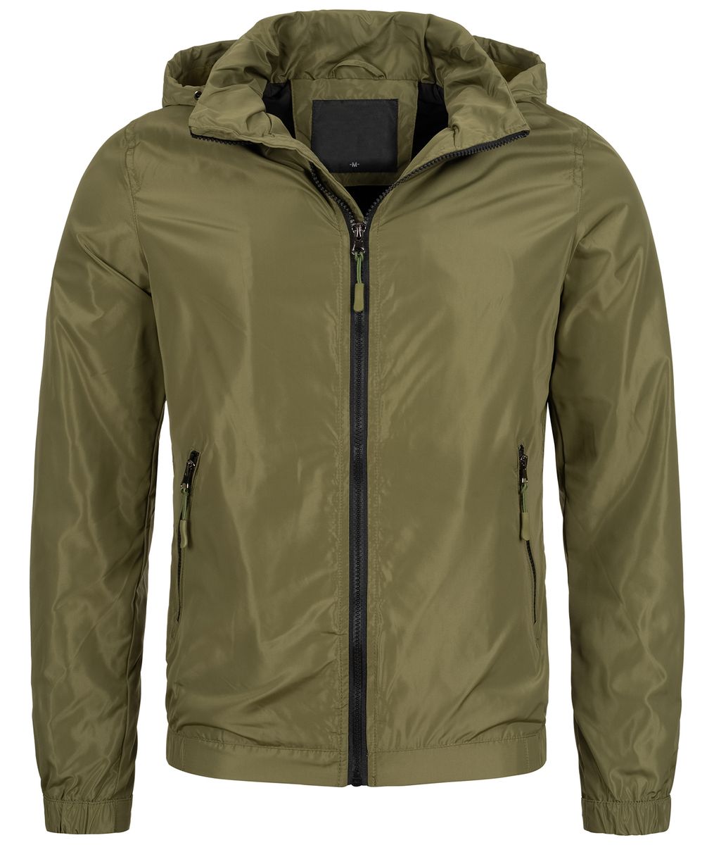 Leichte Herren Windjacke mit Kapuze