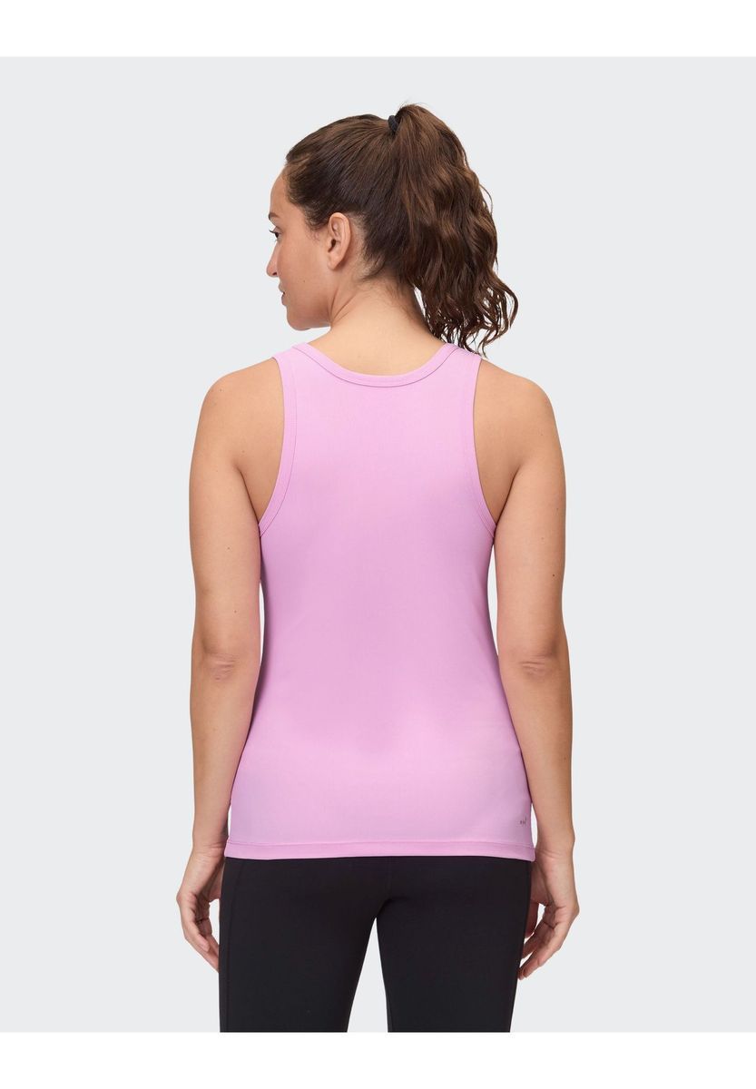 Geripptes Tanktop mit Rundhalsausschnitt