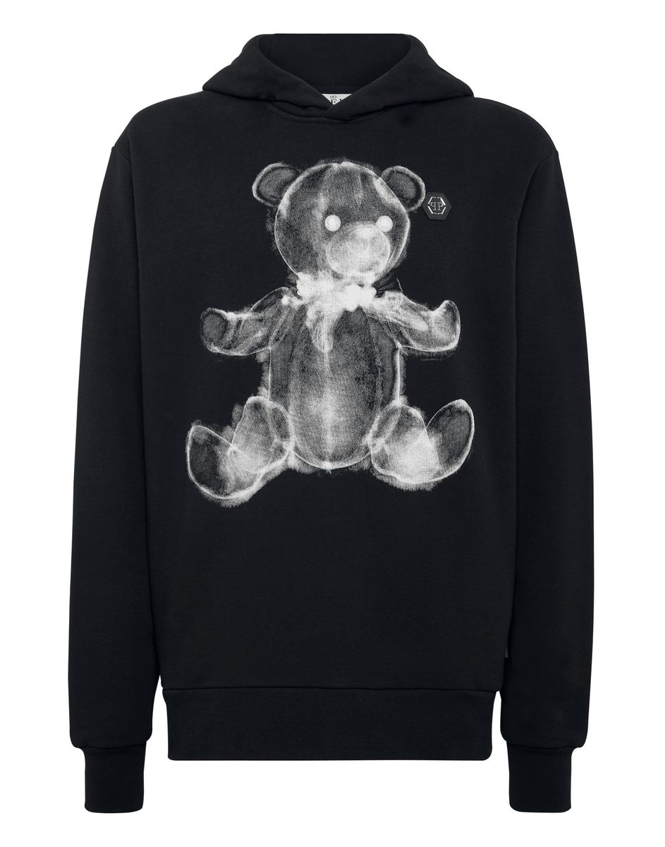 Kapuzenpullover mit ikonischem Teddybär-Print