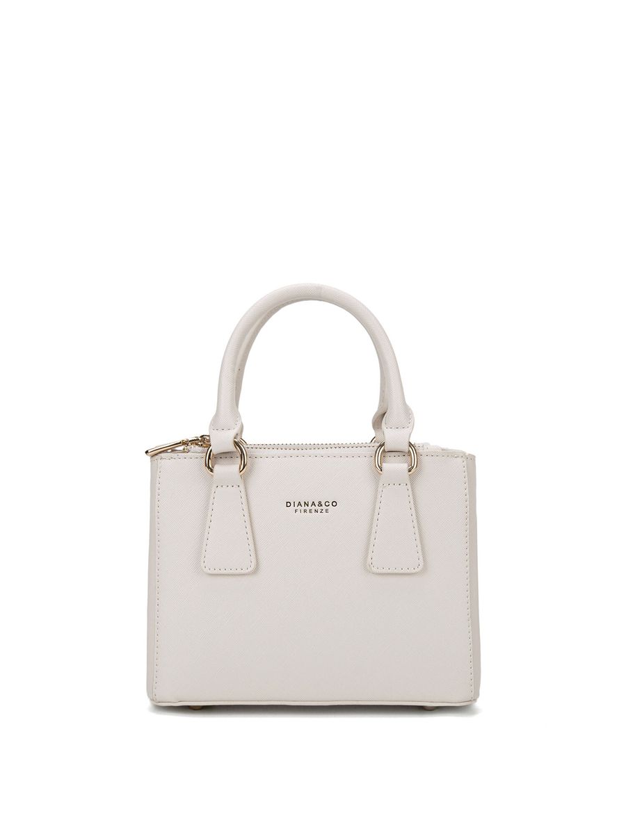 Elegante strukturierte Henkeltasche