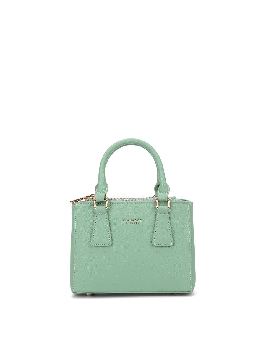 Elegante strukturierte Henkeltasche