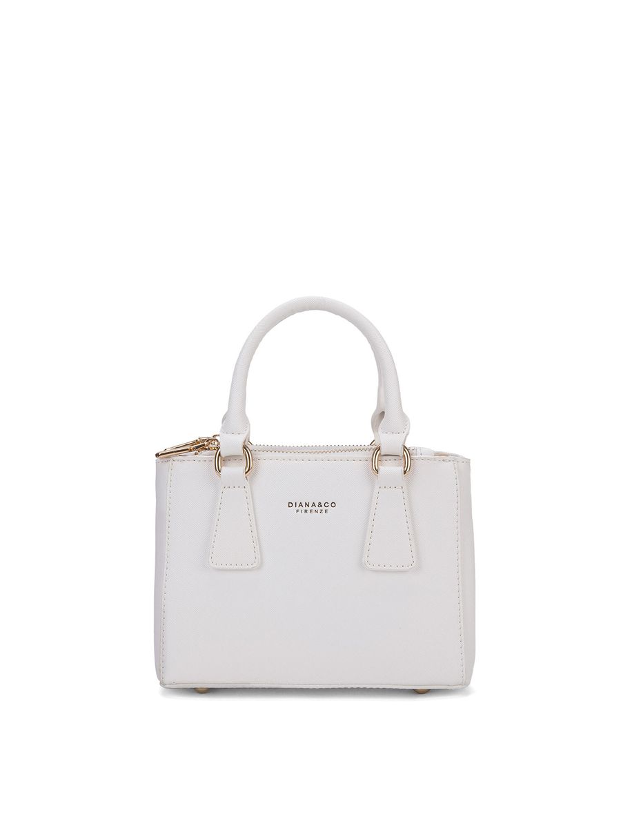 Elegante strukturierte Henkeltasche
