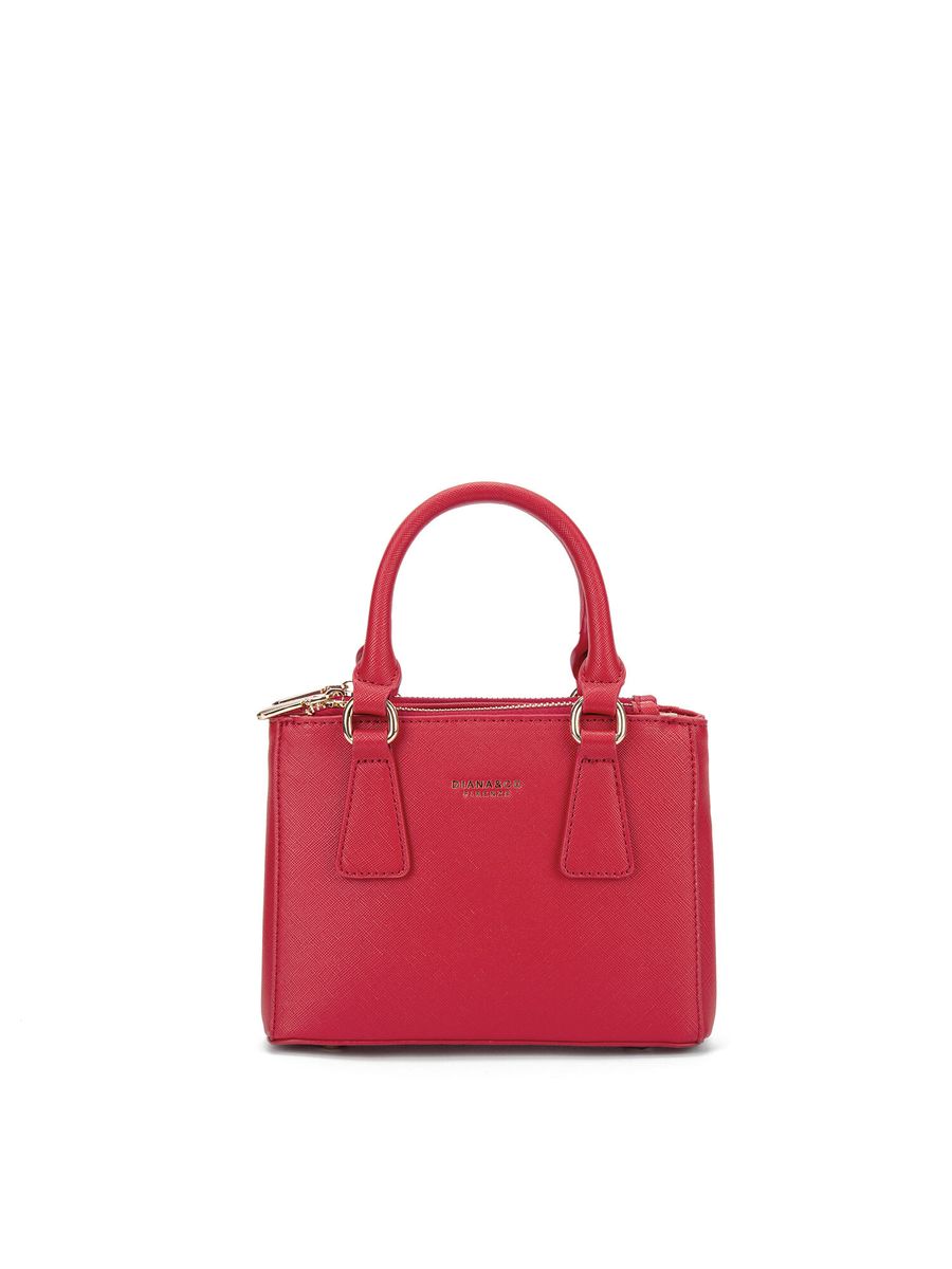 Elegante strukturierte Henkeltasche