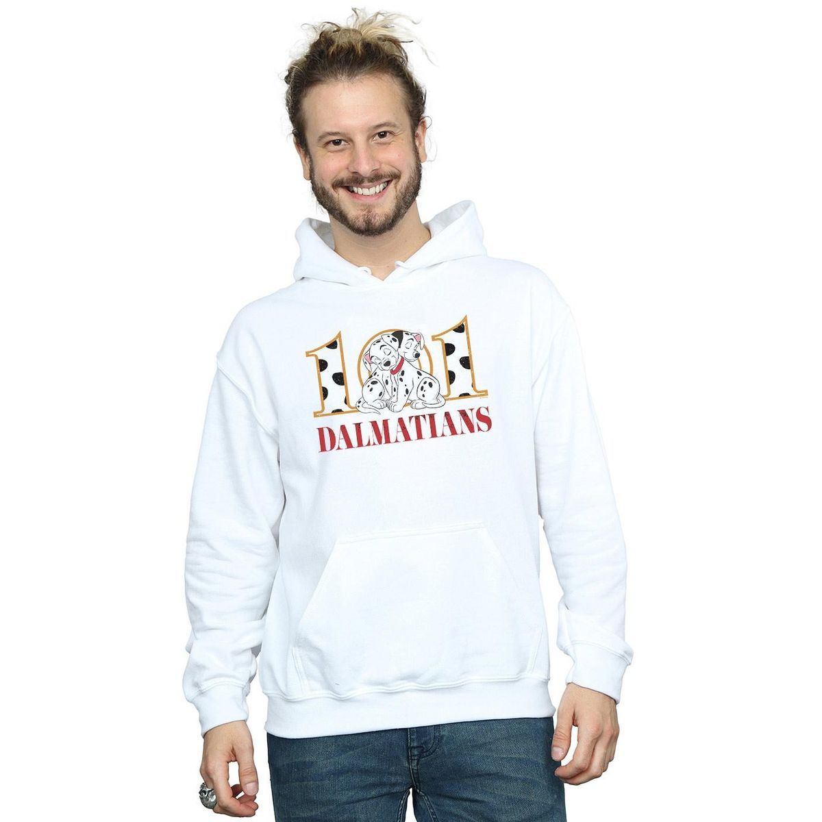 Kapuzenpullover mit Welpen-Grafikdruck