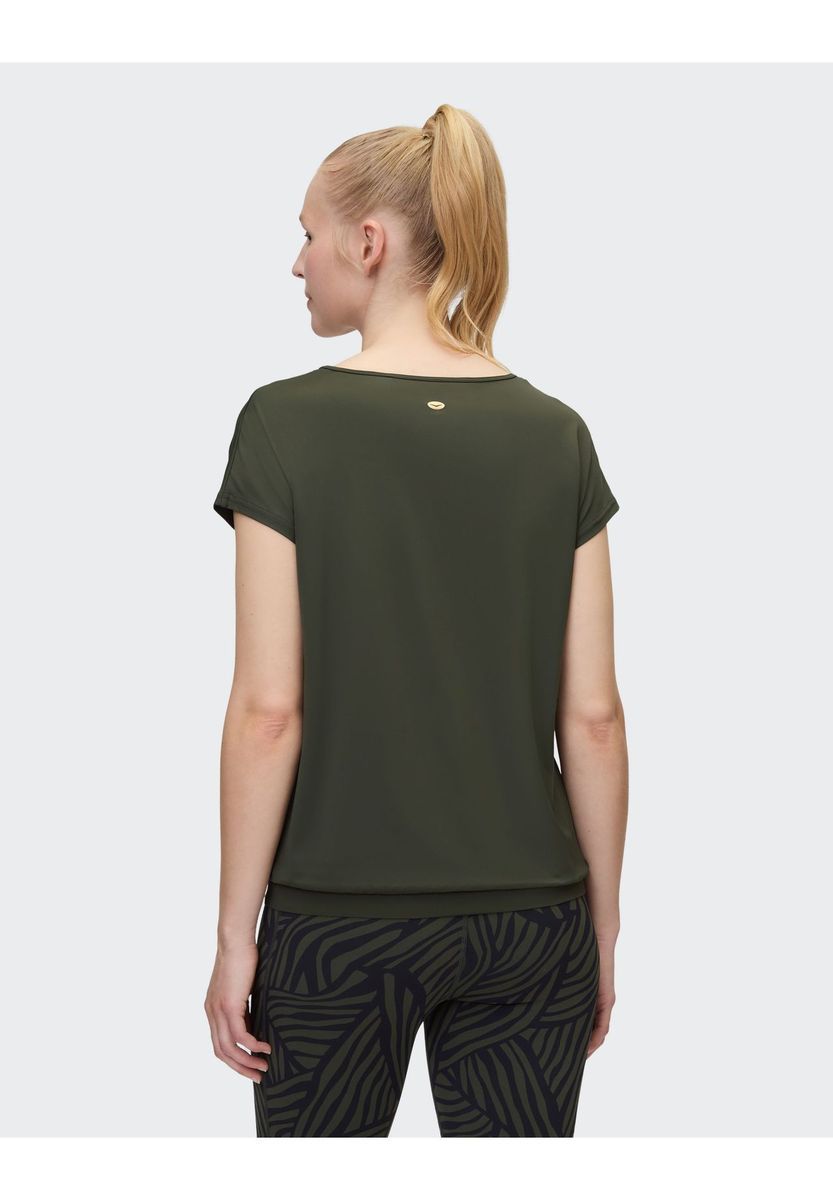 Damen Sportoberteil mit Rundhalsausschnitt