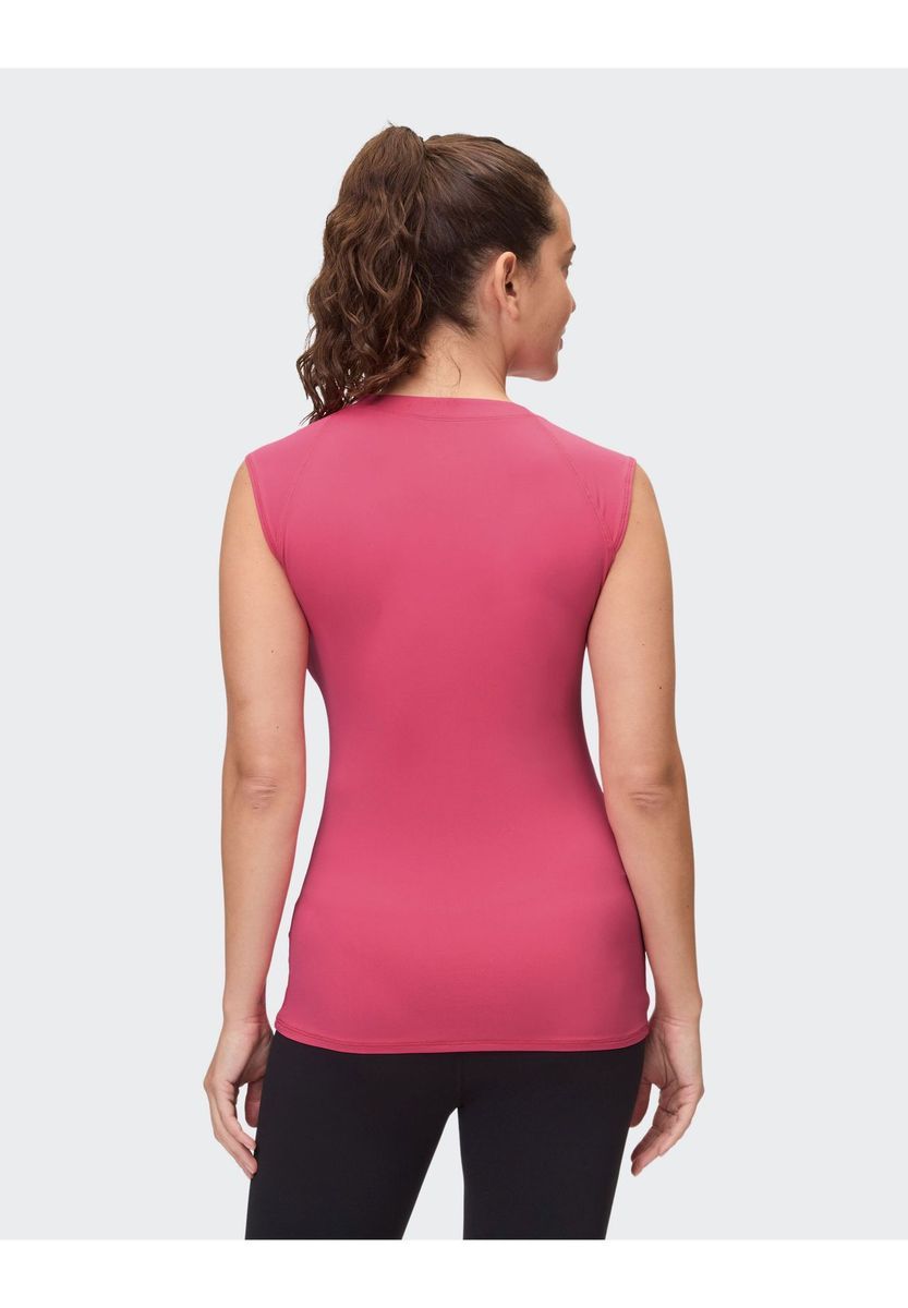 Feuchtigkeitsableitendes Activewear V-Ausschnitt T-Shirt