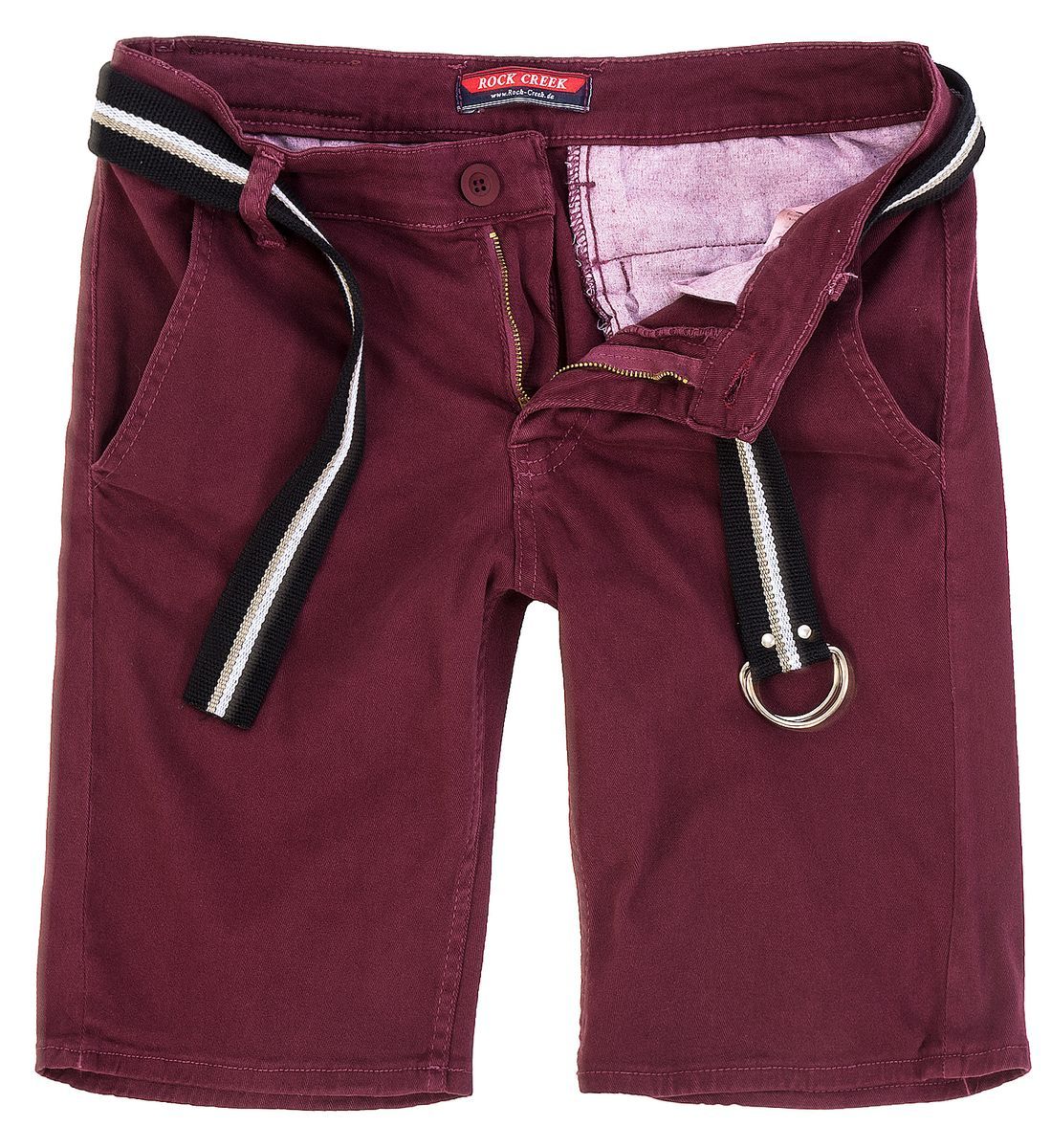 Herren Chino Shorts mit Gürtel