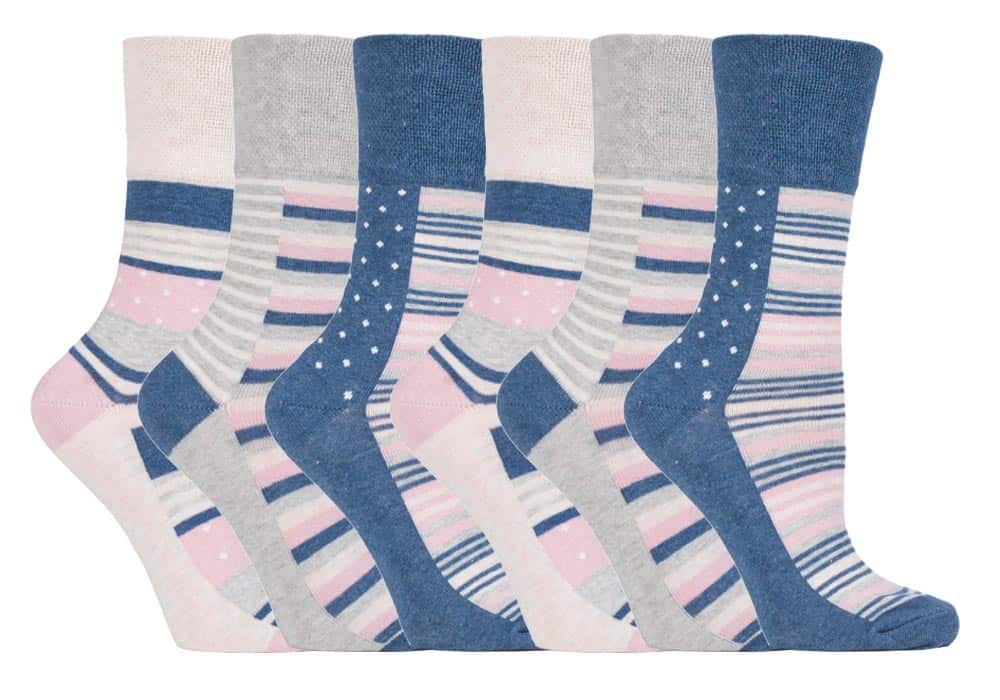 Gentle Grip - 6 Paar Damen Gentle Grip nicht elastische Socken - GG132