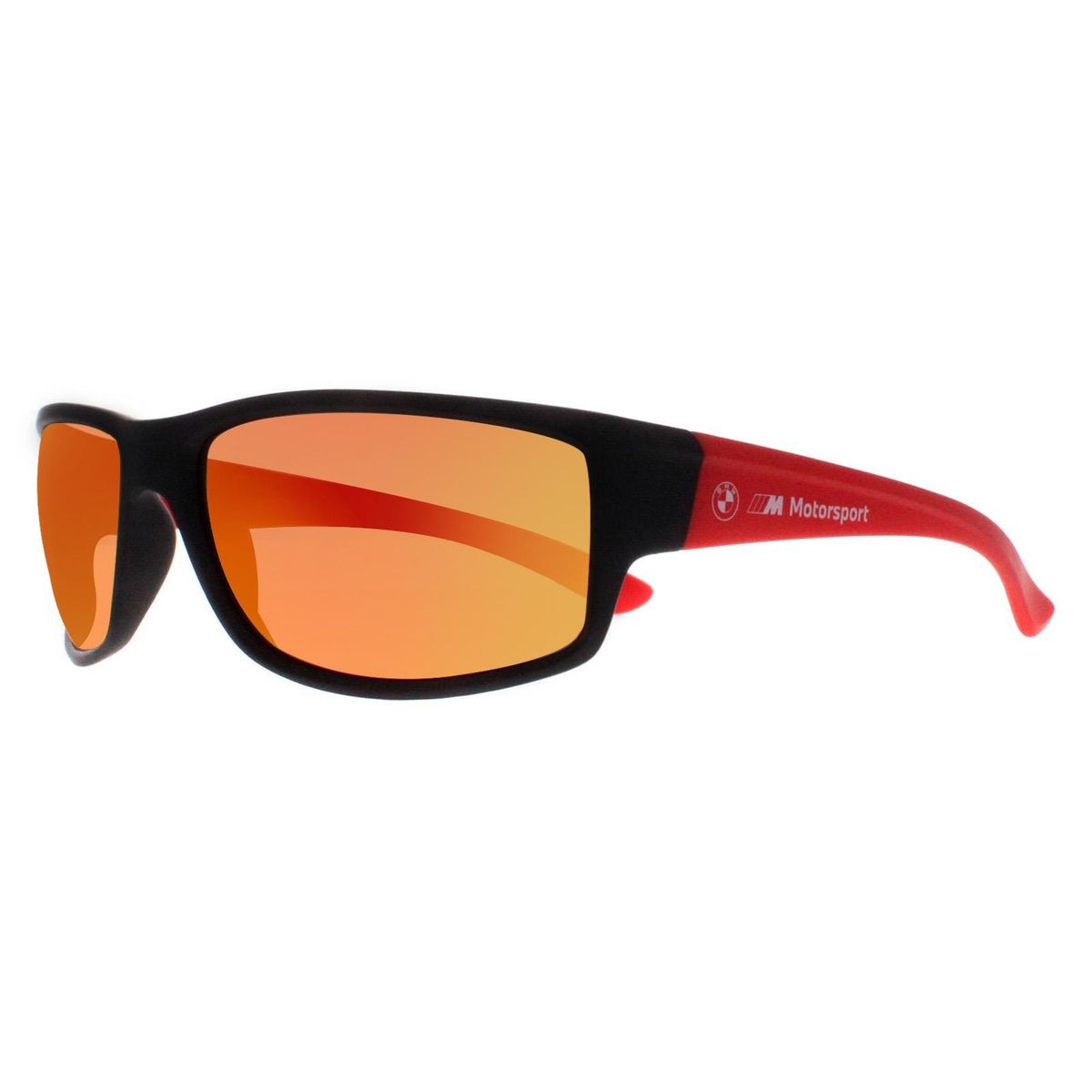 Sportliche verspiegelte rechteckige Sonnenbrille