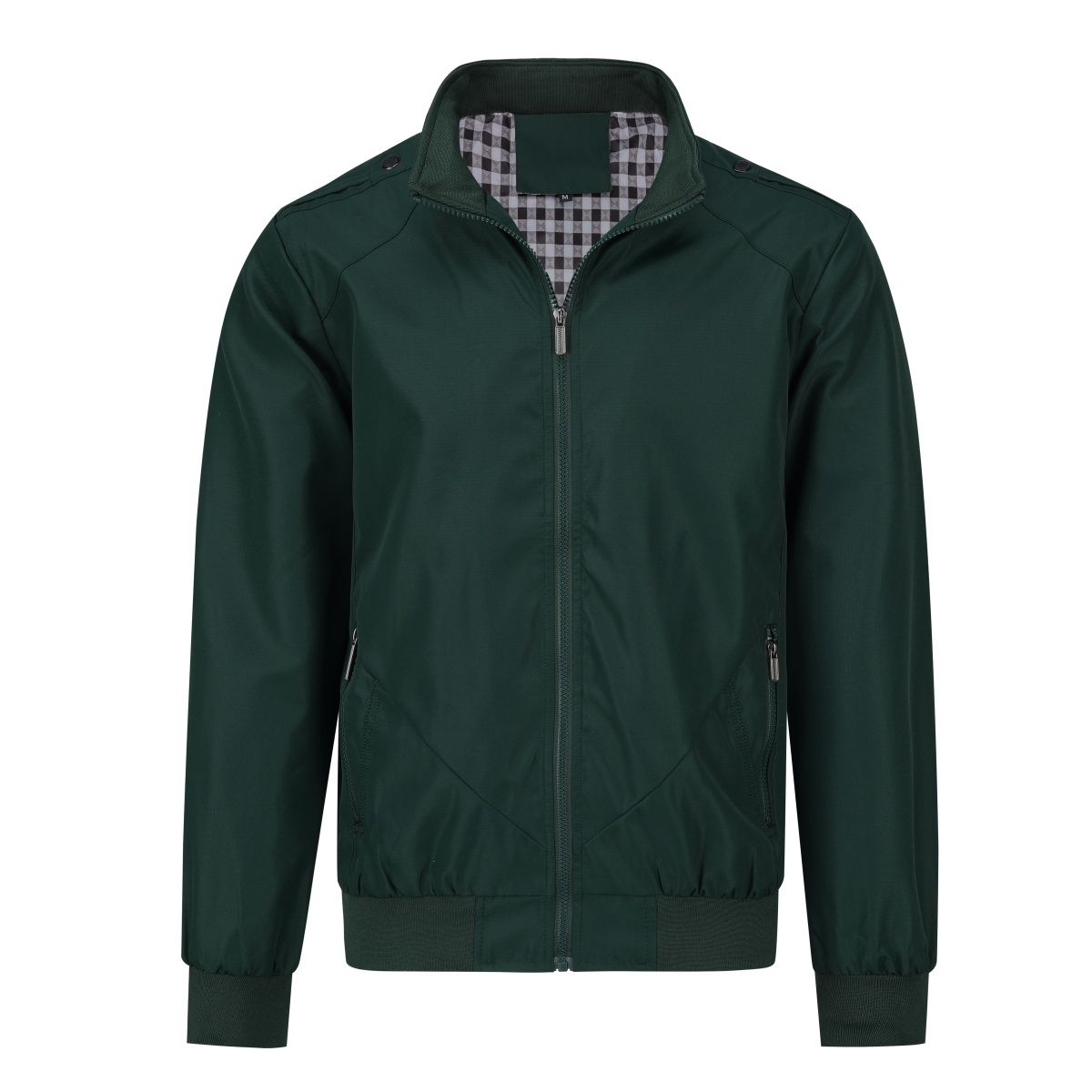 Raffinierte Bomberjacke mit Stehkragen