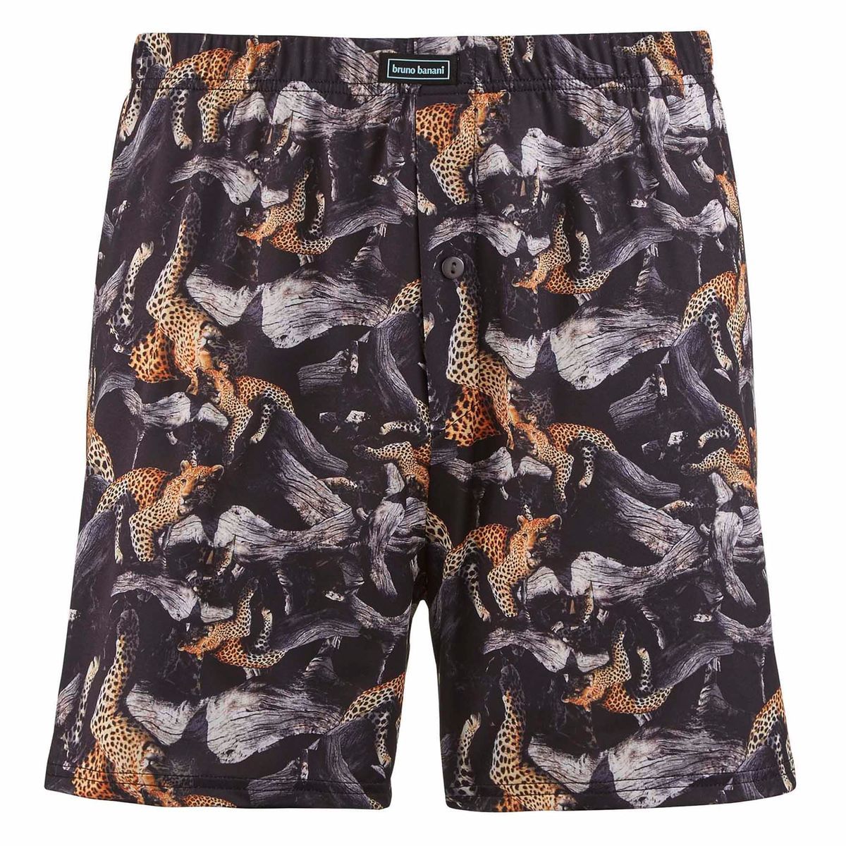Boxershorts mit Leopardenmuster und lockerer Passform