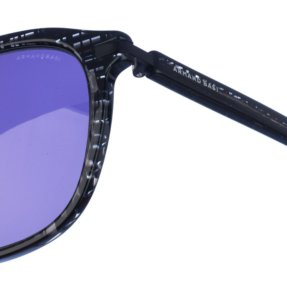 Eckige Pilotenbrille mit Doppelsteg