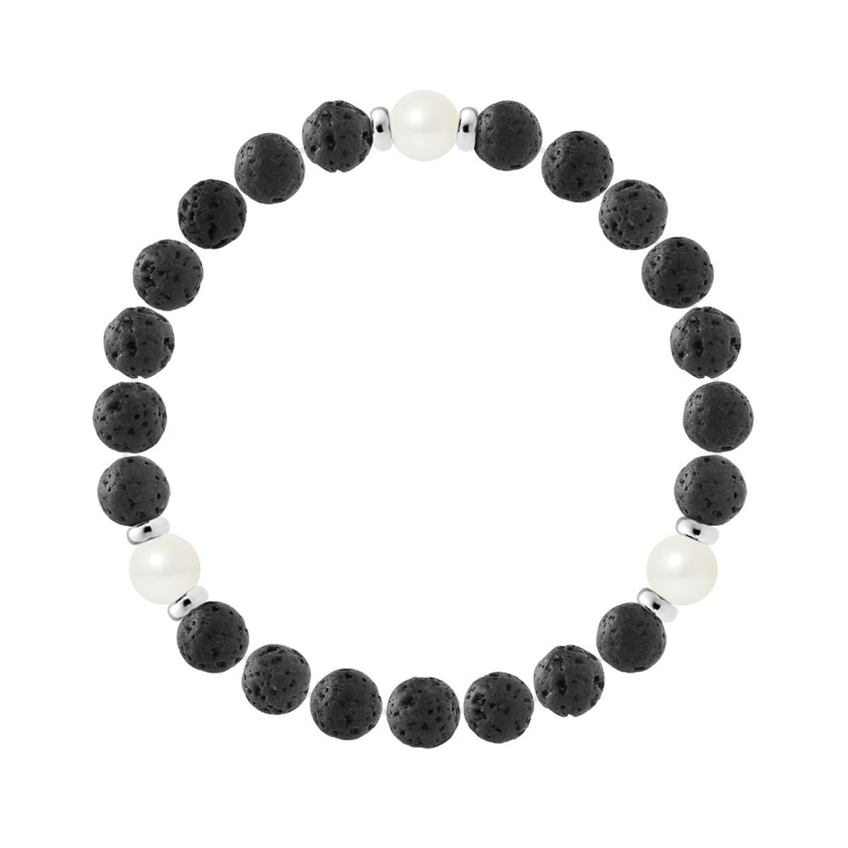 Lavastein Perlenarmband