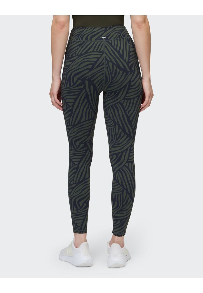 Hoch taillierte bedruckte Performance Leggings