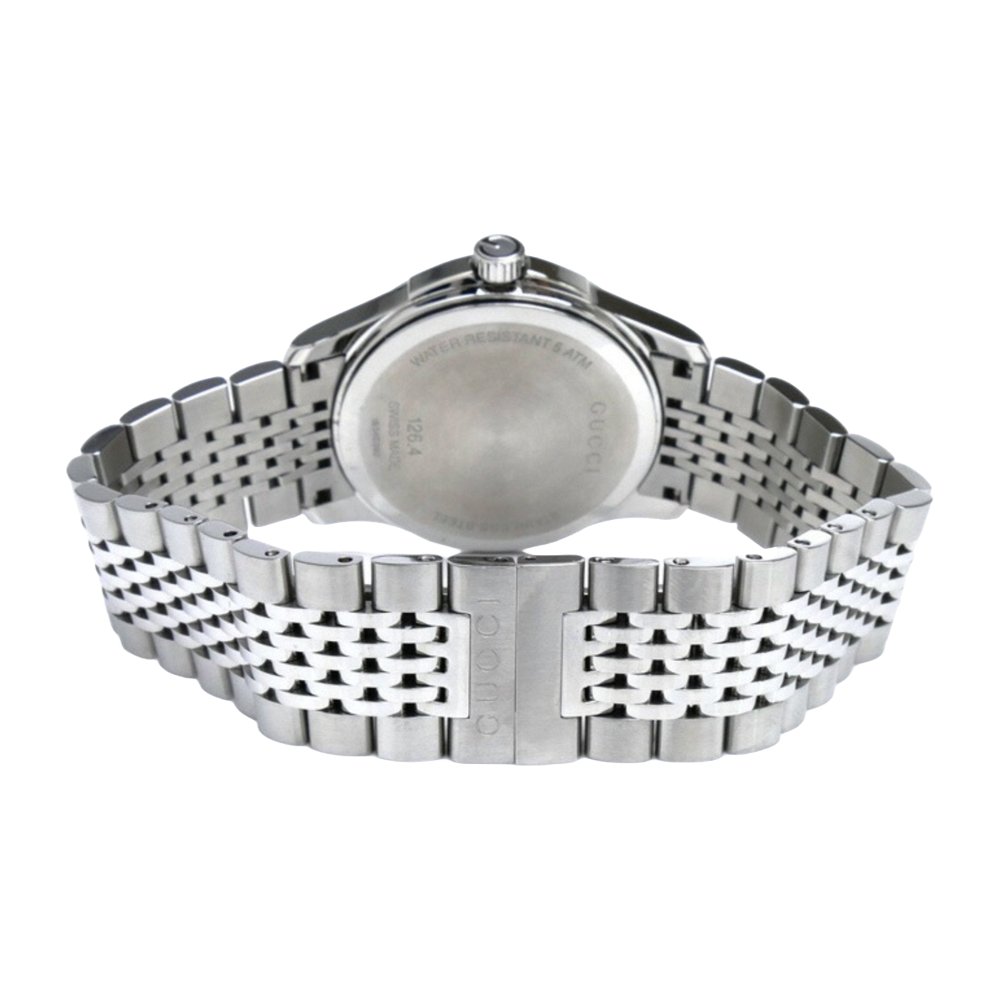 Klassische Armbanduhr mit strukturiertem Zifferblatt