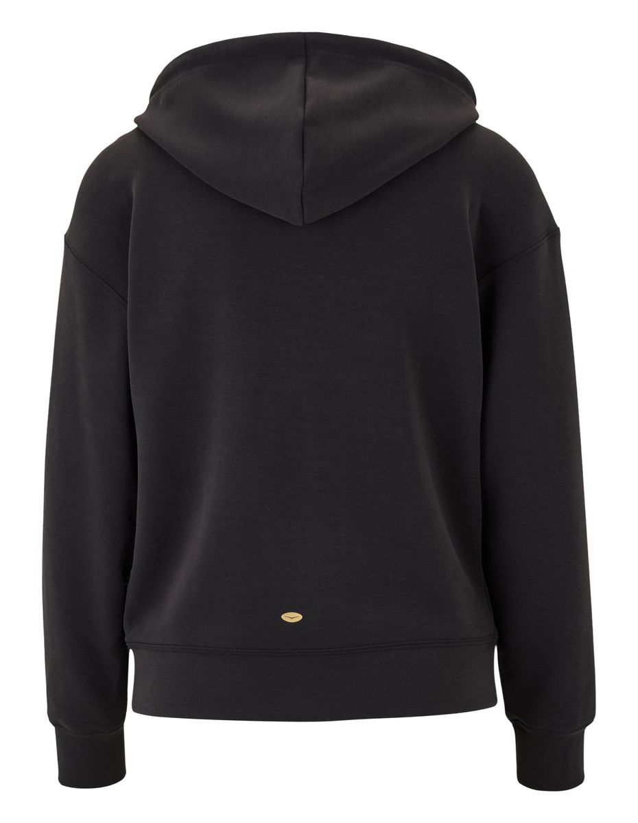 Weiche Modal-Kapuzenjacke mit Reißverschluss