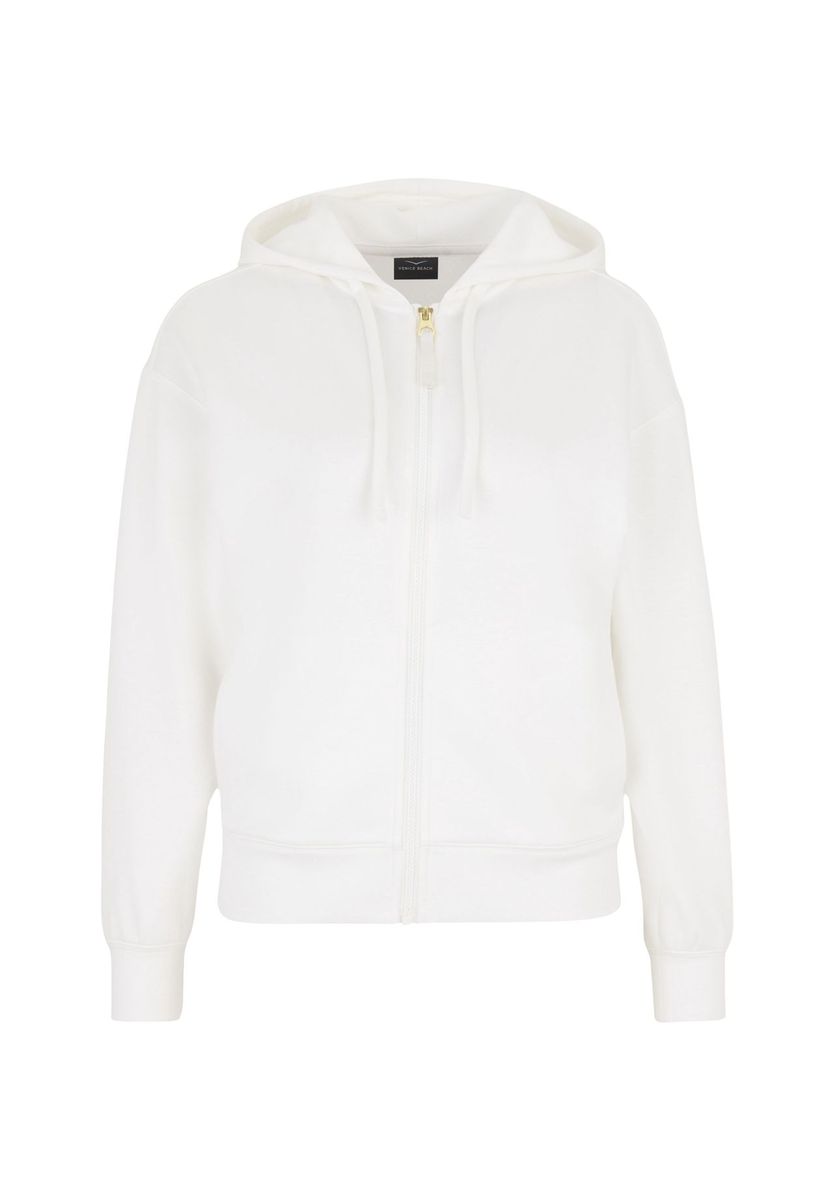 Kapuzenjacke mit Reißverschluss und lockerer Passform