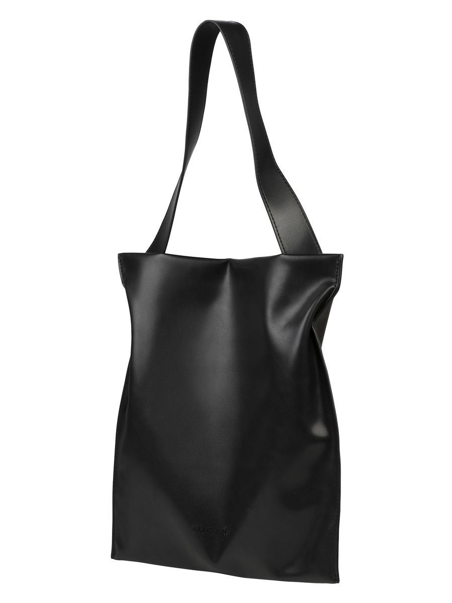 Minimalistische Schultertasche aus Kunstleder
