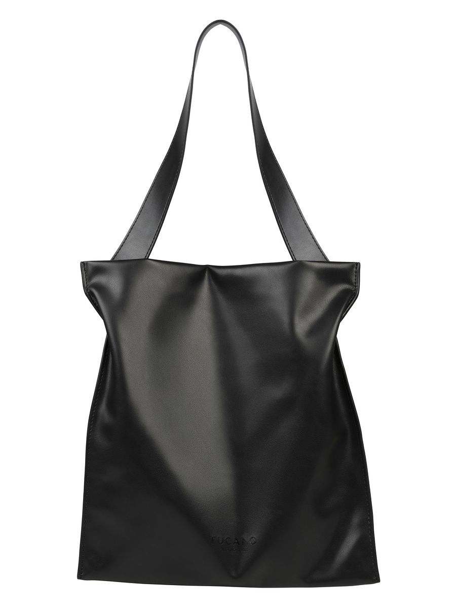 Minimalistische strukturierte Schultertasche