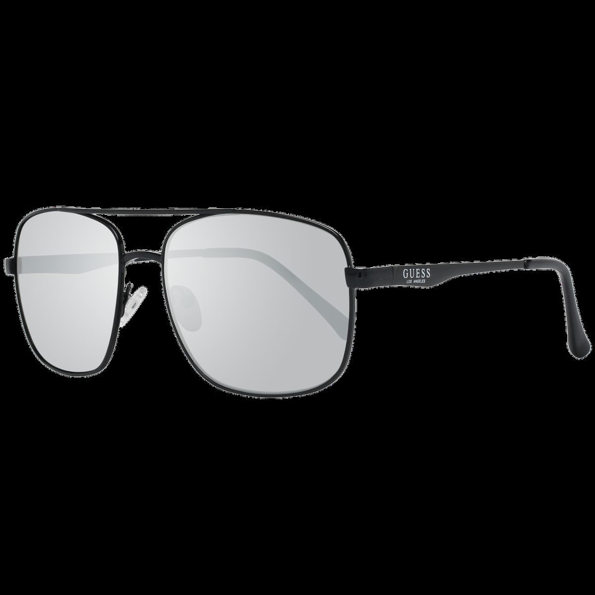 Quadratische Aviator-Sonnenbrille mit verspiegelten Gläsern