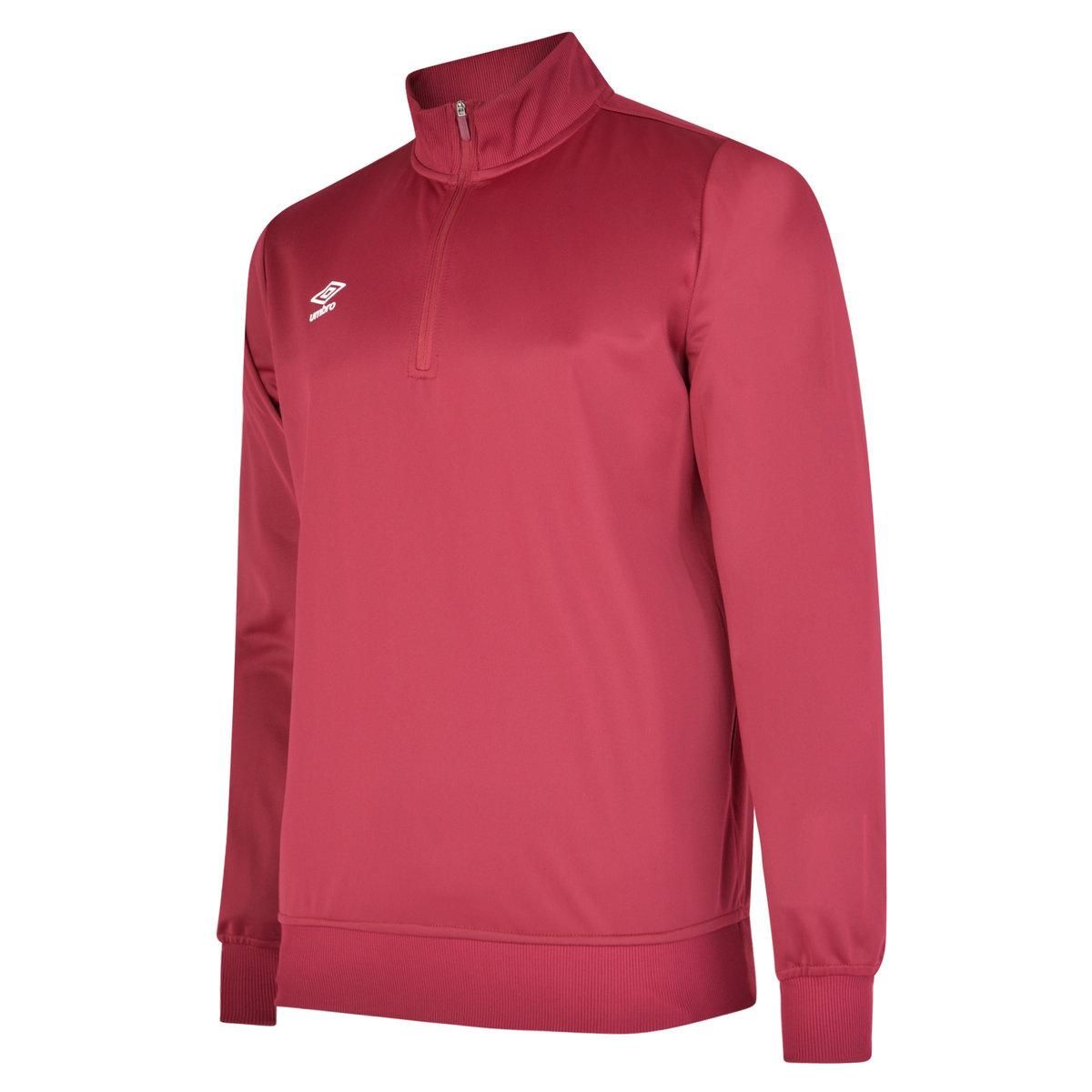 Herren Trainings Sweatshirt mit halbem Reißverschluss