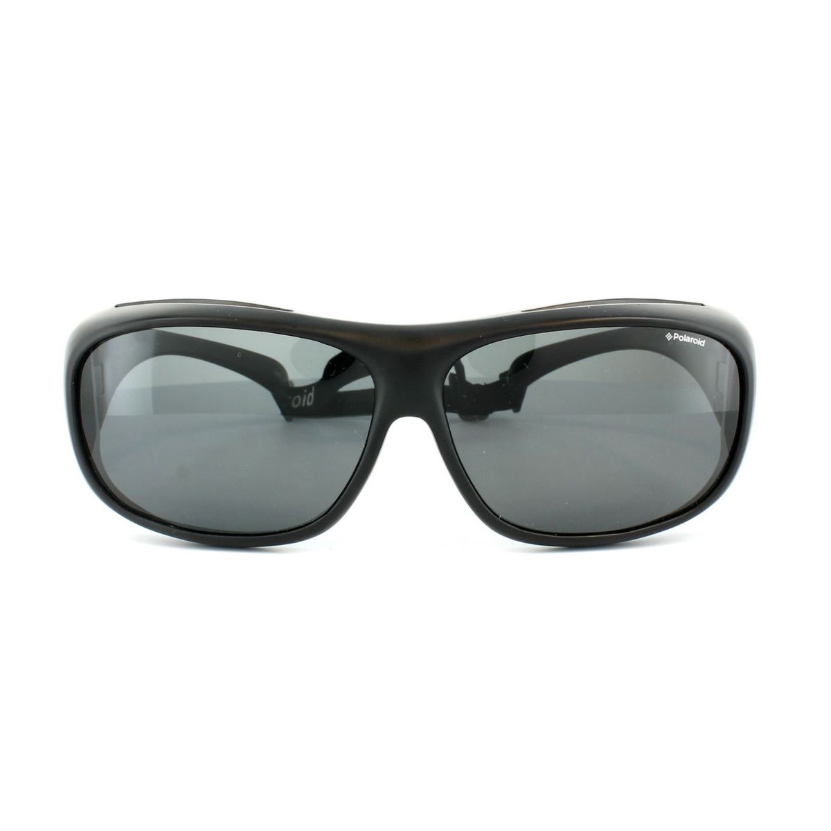 Polaroid Schwarze Wrap-Around Sonnenbrille