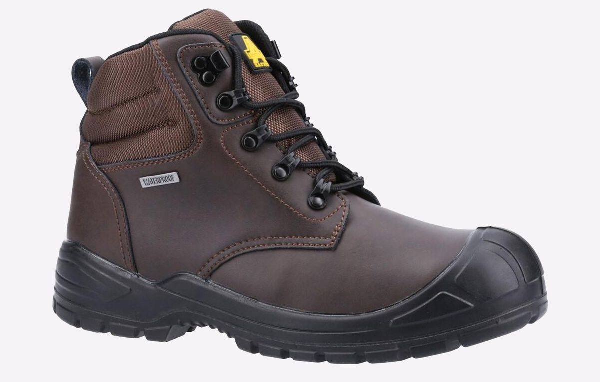 Wasserdichter Leder-Arbeits-Sicherheitsstiefel